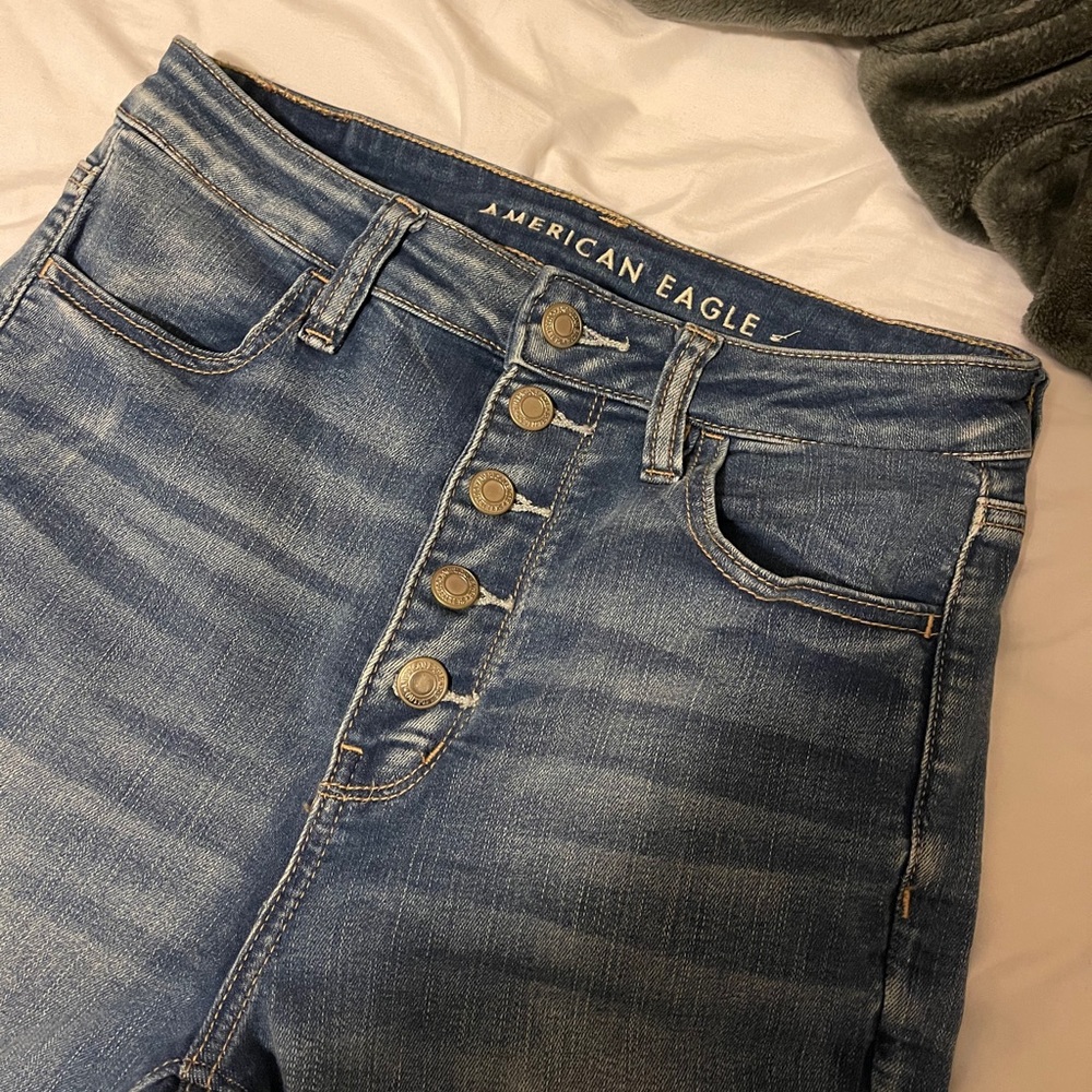 american eagle super high rise jegging